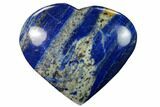 Polished Lapis Lazuli Heart - Pakistan #170960-1